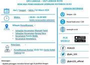 Besok !, Listrik di Langsa dan Aceh Tamiang Padam, Warga Harus Bersiap