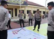 Amankan Rekapitulasi Pemilu 2024 di Tingkat Kota, Polres Langsa Gelar TFG
