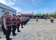 Polres Langsa Lakukan Pengamanan Rapat Pleno Tahun 2024