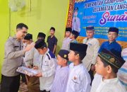 Kapolsek Langsa Monitoring Sunat Masal di Gampong Alue Beurawe