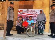 Berkah Ramadhan, Kapolsek Pantee Bidari Bagikan Sembako Kepada Warga Kurang Mampu