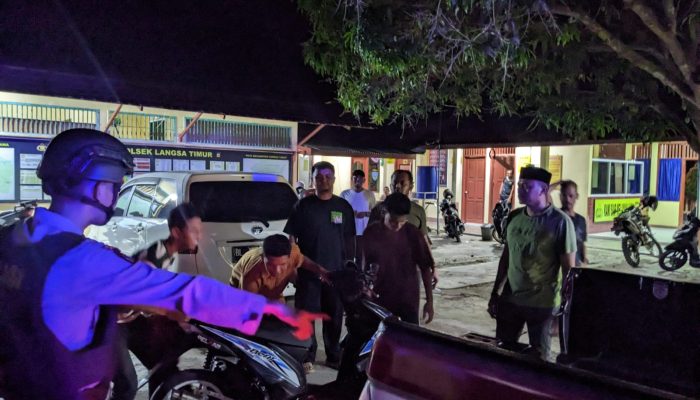 Hendak Balap Liar, Polsek Langsa Timur Amankan Kendaraan Roda Dua