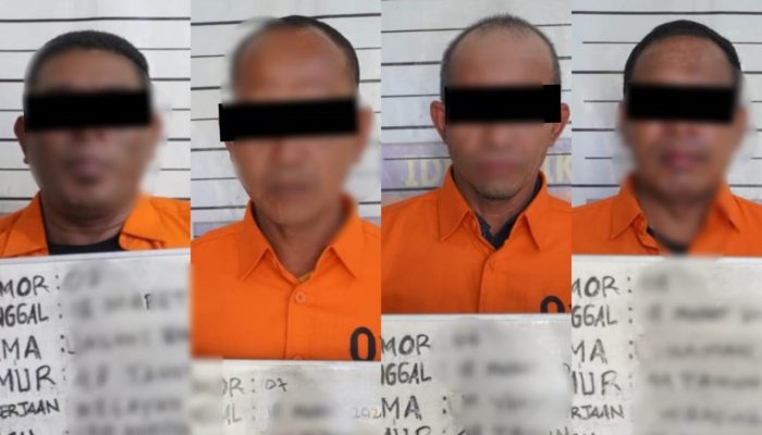 Polisi Tahan Empat Pelaku Pengeroyokan dan Pengrusakan Kantor KONI Aceh Timur