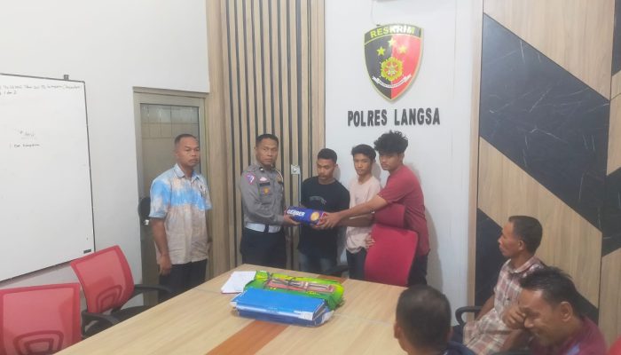 Sat Reskrim Polres Langsa Selesaikan Kasus Dugaan Pencurian Secara RJ