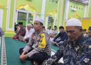 Bhabinkamtibmas Polsel Langsa Timur, Ikuti Safari Tarawih Forkopimcam Kecamatan Langsa Lama