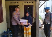 Peduli di Bulan Ramadhan, Kapolsek Langsa Timur Bagikan Sembako Kepada Warga Tidak Mampu