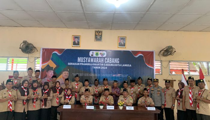 Maimul Mahdi Pimpinan Gerakan Pramuka Kwarcab Kota Langsa Periode 2024-2029