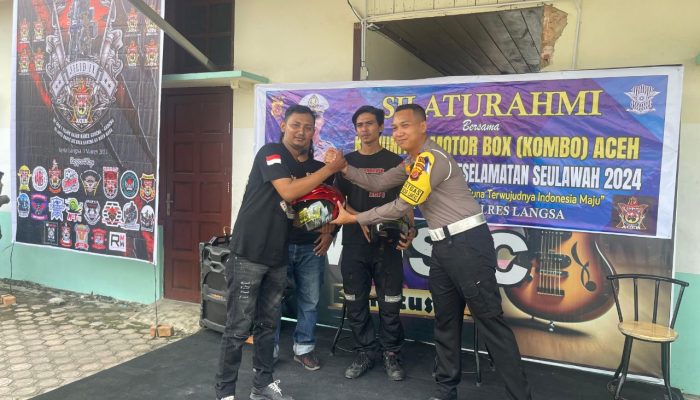 Satlantas Polres Langsa Gelar Silaturahmi Bersama Komunitas Motor