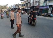 Antisipasi Kemacetan, Personil Polsek Syamtalira Bayu Lakukan Pengatura Lalu Lintas