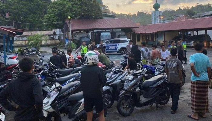 Gabungan Tim URC dan Satlantas Polres Sabang Berhasil Amankan Balap Liar