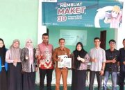 Siswa SMA dan SMK Kota Sigli Bikin “Wall Décor” bersama ISBI Aceh
