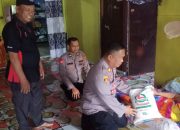 Polisi Berbagi, Kapolsek Birem Bayeun Berikan Santunan Kepada Masyatakat Disabilitas 