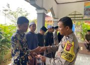 Bhabinkamtibmas Polsek Langsa Hadir Dalam Pemberian Santunan Santri