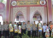 Wakapolda Aceh Cek Pos Pengamanan Lebaran Idul Fitri 1445 H di Langsa