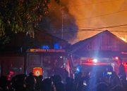 Api Lalap Sejumlah Rumah di Komplek Blok PJKA Langsa