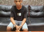 Saat Razia, Polsek Langsa Barat dan Warga Temukan Pengedar Sabu di Gampong Sungai Pauh Firdaus