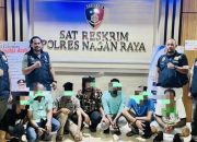 Polres Nagan Raya Aceh menangkap tuju pelaku judi remi di pasar ikan 