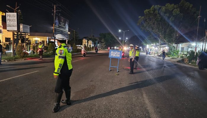 Ops Sikat Seulawah 2024, Polres Langsa laksanakan Razia Cipkon antisipasi Guantibmas