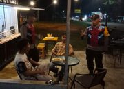 Bhabinkamtibmas Polsek Birem Bayeun Melaksanakan Patroli Malam