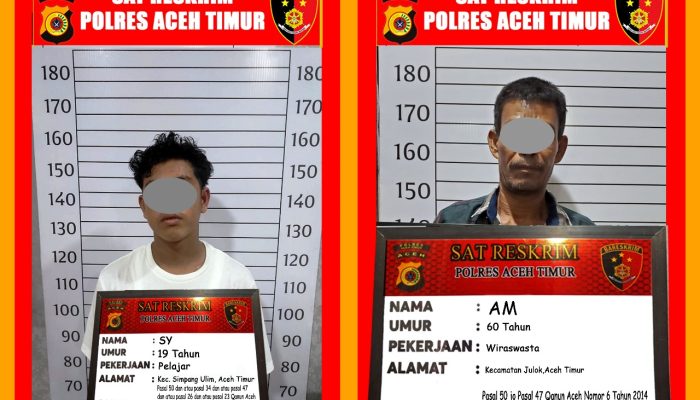 Satreskrim Polres Aceh Timur Amankan 2 Pelaku Pencabulan