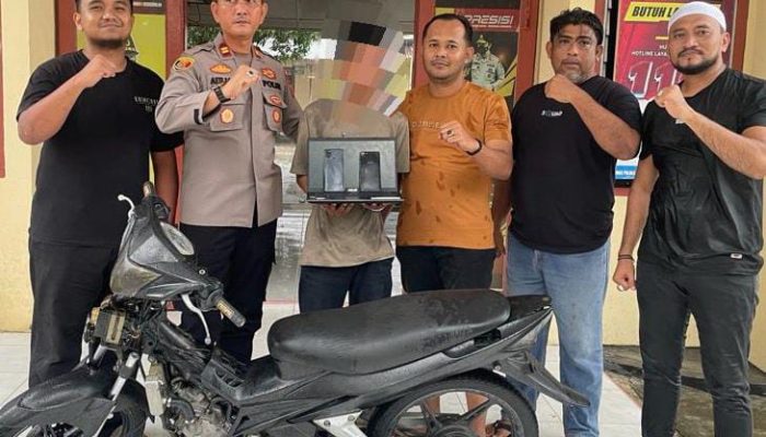 Polsek Langsa Timur Berhasil Amankan Pelaku Pencurian Didua Tempat Terpisah