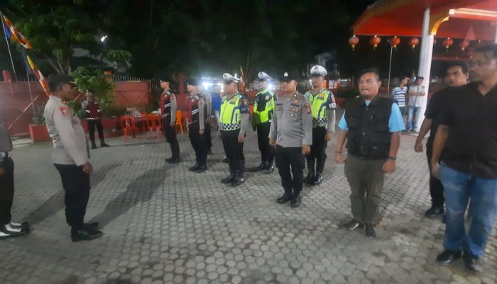 Polres Langsa Lakukan Pengamanan Perayaan Puncak Hari Raya Tri Suci Waisak 2558 BE/2024