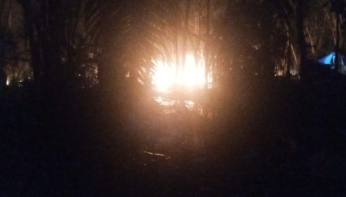 Sumur Minyak Tradisional Ilegal di Aceh Timur Terbakar 