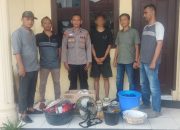 Polsek Langsa Ringkus Seorang Pelaku Pencurian Peralatan Rumah Tangga