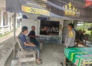Bhabinkamtibmas Polsek Langsa Melakukan Komunikasi Kamtibmas Dengan Warganya