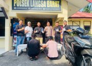 Rekaman CCTV Bongkar Aksi Pencurian, Polsek Langsa Barat Tangkap Pelaku dengan Cepat