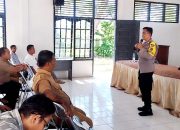 Personil Langsa Timur Sosialisasikan Pam Swakarsa untuk Tingkatkan Keamanan Desa