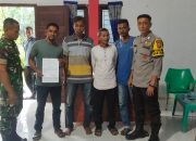 Bhabinkamtibmas dan Warga Desa Raja Tuha Selesaikan Perselisihan Lewat Mediasi
