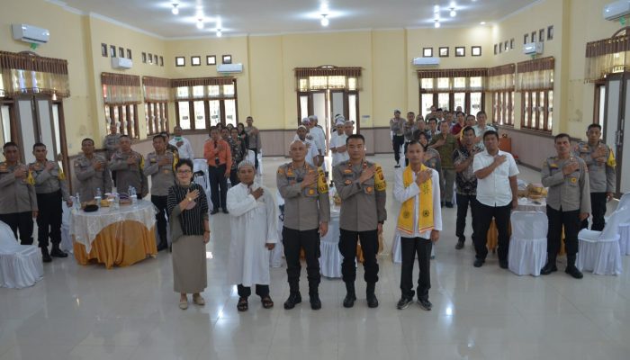 Harmoni Lintas Agama Warnai Peringatan Hari Bhayangkara Ke-78 di Polres Langsa