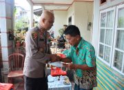 HUT Bhayangkara ke-78: Kapolres Langsa Anjangsana ke Rumah Purnawirawan dengan Penuh Kehangatan