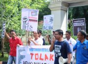 Wartawan Langsa Gelar Aksi Tolak RUU Penyiaran