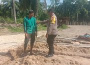 Bhabinkamtibmas Polsek Rantau Selamat Laksanakan Sambang Desa untuk Jaga Kamtibmas