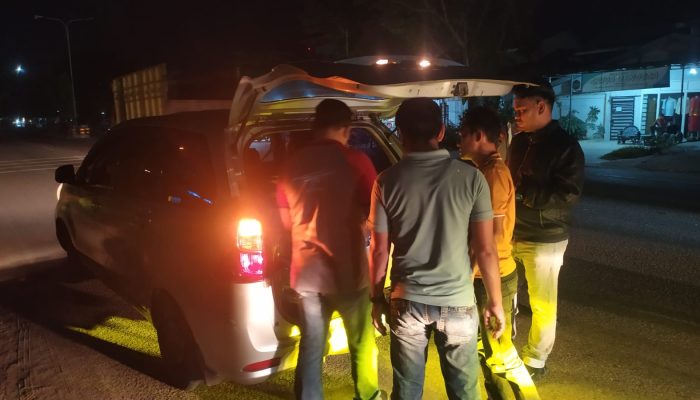 Antisipasi Gangguan Kamtibmas: Polres Langsa Gelar Razia Malam
