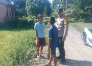 Polisi Beri Edukasi Nasionalisme dan Kamtibmas kepada Anak-Anak di Desa Paya Ketenggar