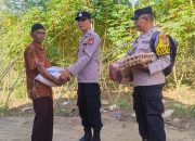 Polsek Langsa Barat Salurkan Bantuan Sosial untuk Warga Kurang Mampu