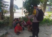 Bhabinkamtibmas Polsek Langsa Barat Sambang Desa di Gampong Simpang Lhee