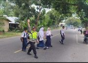 Polsek Langsa Timur Gelar Gatur Pagi, Komitmen Kuat Menjaga Keamanan dan Ketertiban
