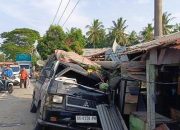 Detik-detik Kecelakaan L300 di Aceh Timur: Sopir Mengantuk, Tabrak Tiang Listrik dan Warung