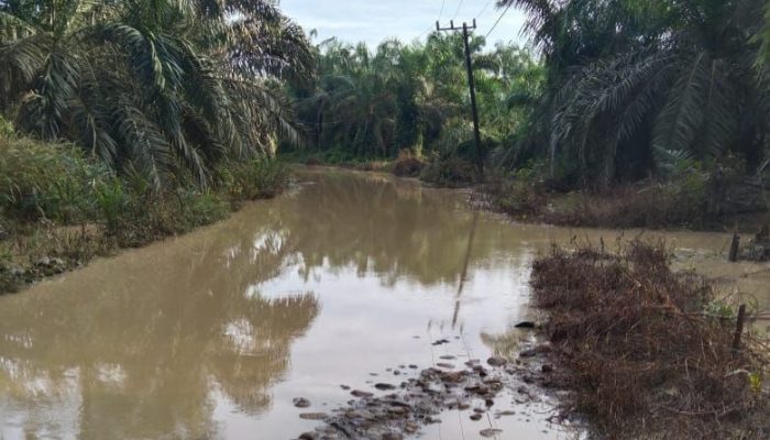 Banjir Luapan Sungai Ancam Akses Warga Aceh Tamiang