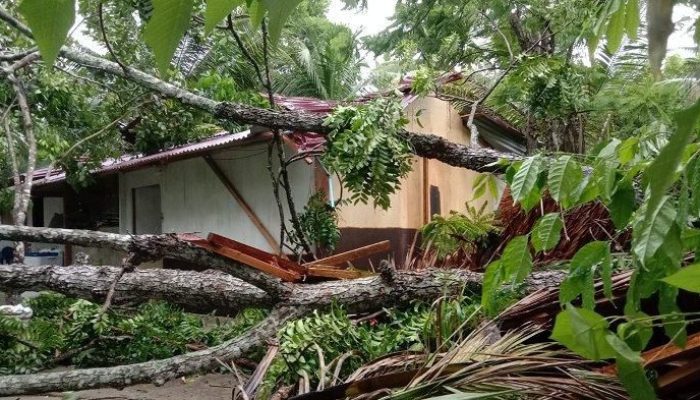Angin Kencang Rusak Puluhan Bangunan di Simpang Rangkaya, Aceh Utara