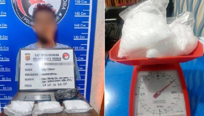 Penangkapan Sindikat Narkoba di Aceh Timur