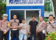 Pengendara Motor Ditangkap Sat Lantas Polres Langsa, Ternyata Bawa Sabu