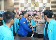 Polisi Amankan Aksi Damai Mahasiswa Unsam di Kantor DPRK Langsa