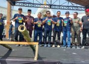 Ratusan Murid Meriahkan Festival Permainan Rakyat di Pidie, Pembukaan Diwarnai Bakar Meriam Bambu