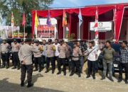 Pengamanan Ketat Polres Langsa Jaga Kondusivitas Pendaftaran Calon Kepala Daerah