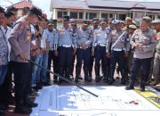 Polres Langsa Gelar Apel dan Tactical Floor Game untuk Pengamanan Pelantikan DPRK Langsa